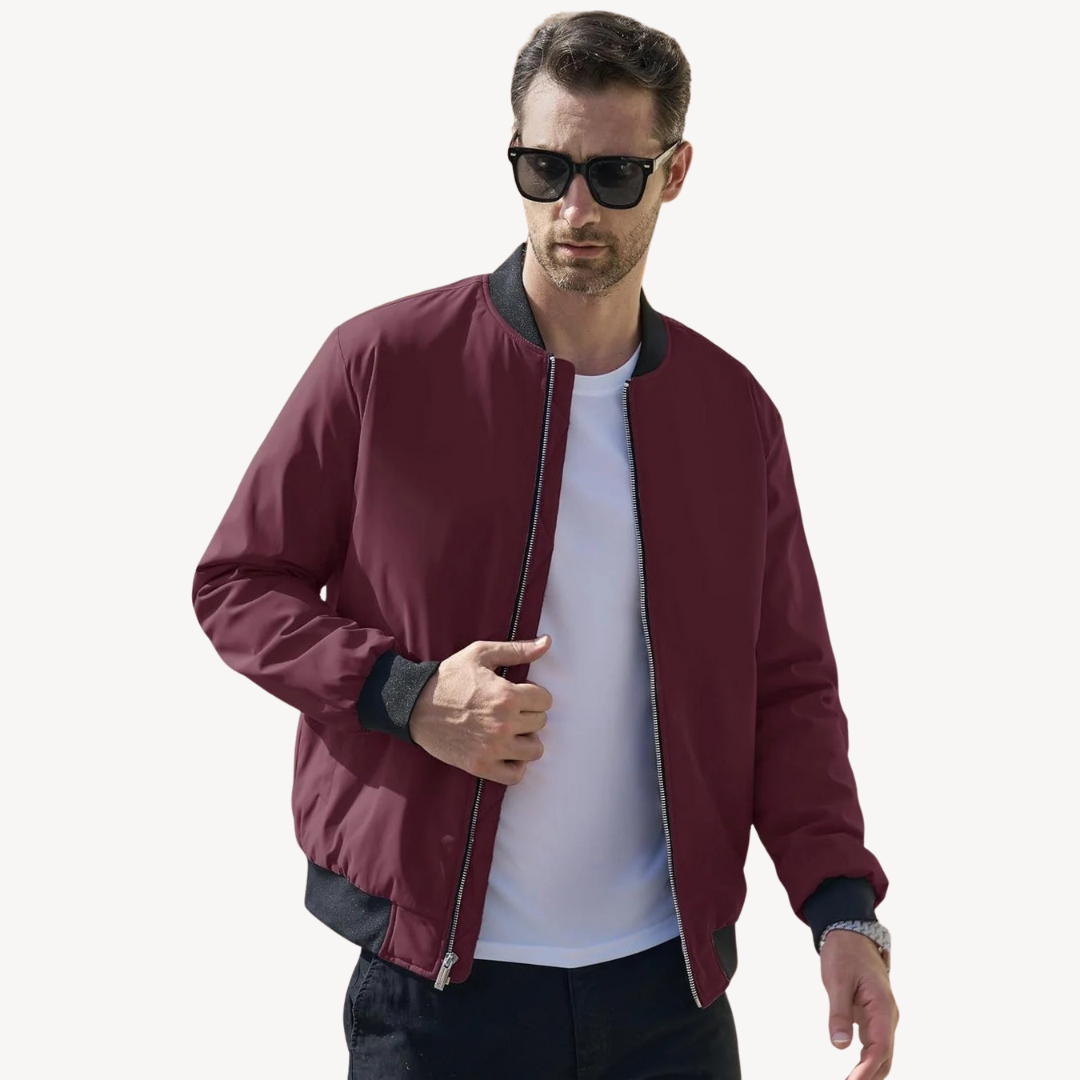 Herren-Bomberjacke mit Steppfutter | Loravelle 4
