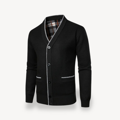 Herren-Cardigan mit Knopfleiste 1
