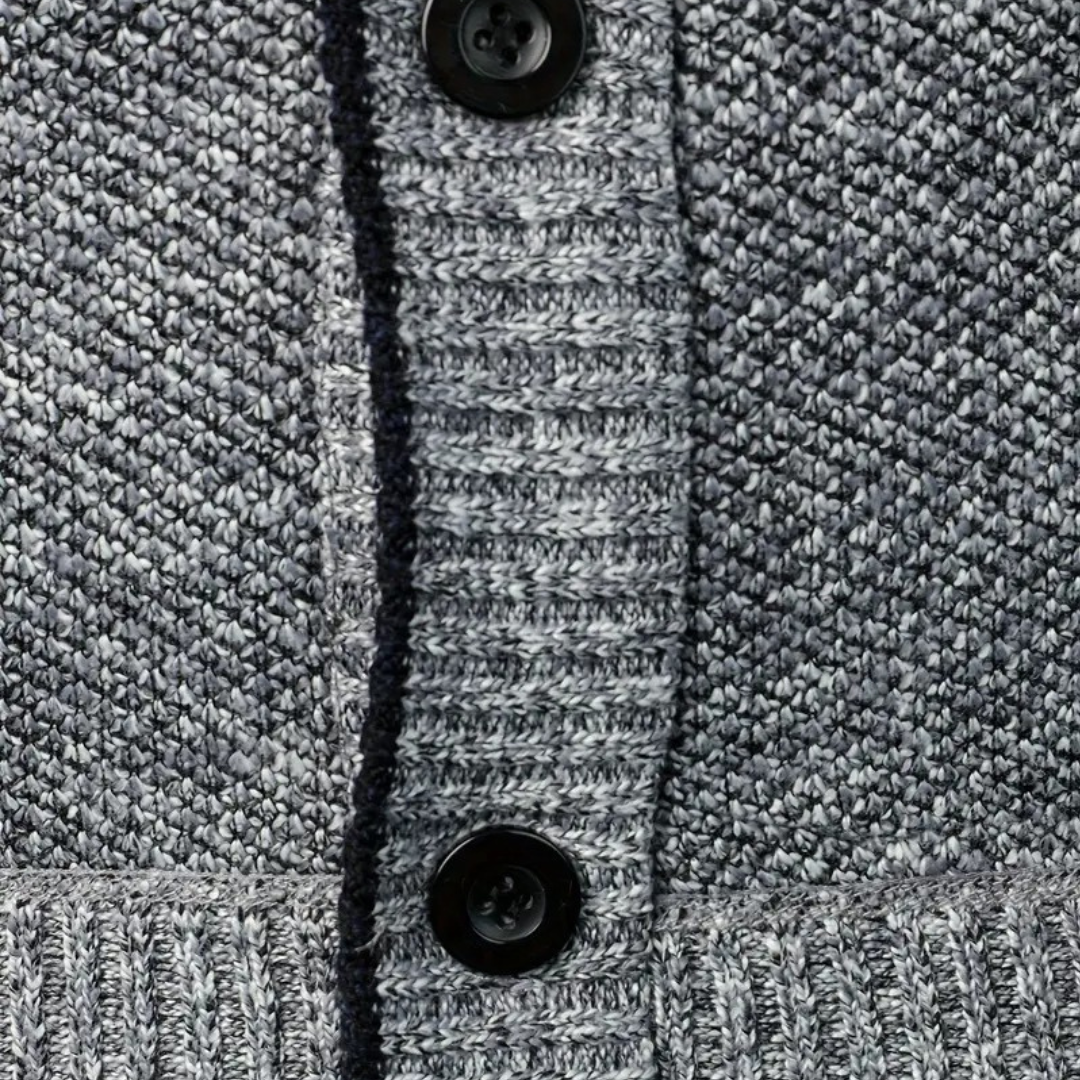Herren-Cardigan mit Knopfleiste 6