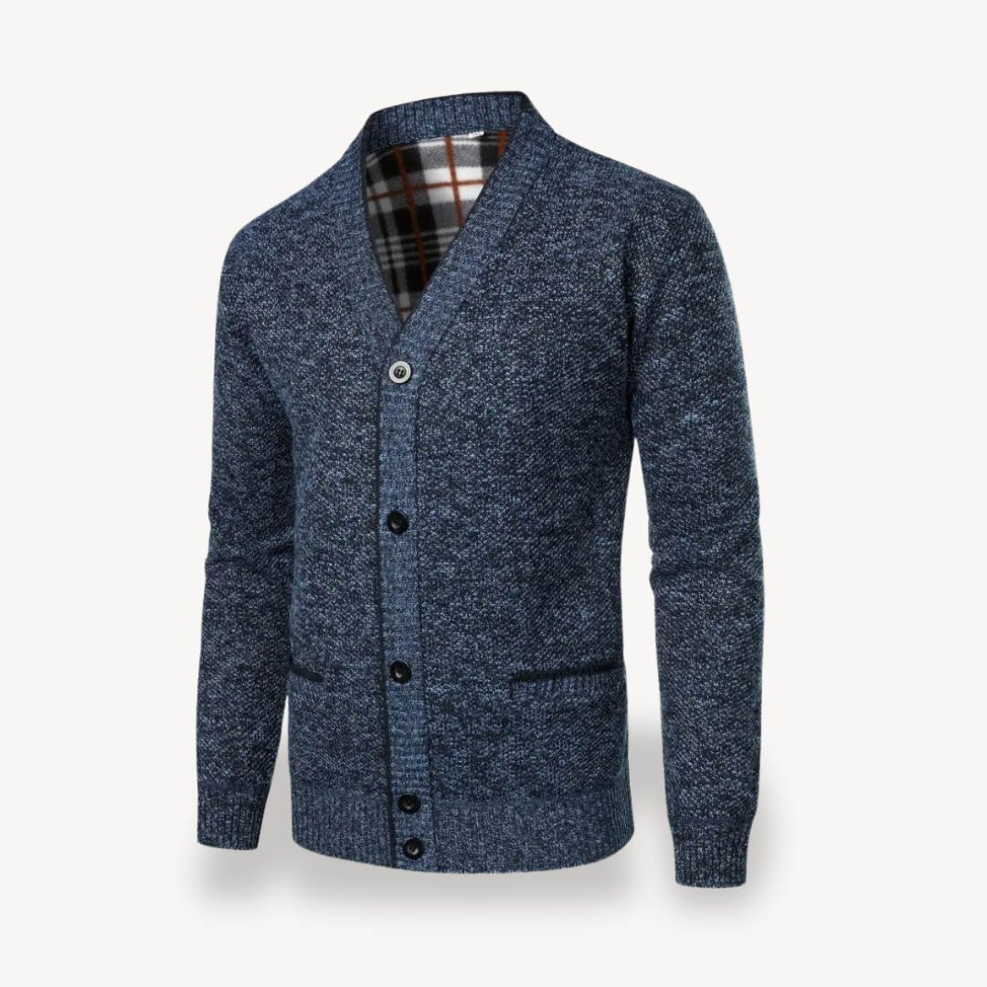 Herren-Cardigan mit Knopfleiste 8