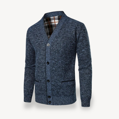 Herren-Cardigan mit Knopfleiste 8
