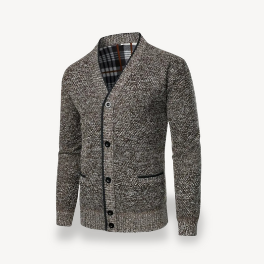 Herren-Cardigan mit Knopfleiste | Loravelle 0