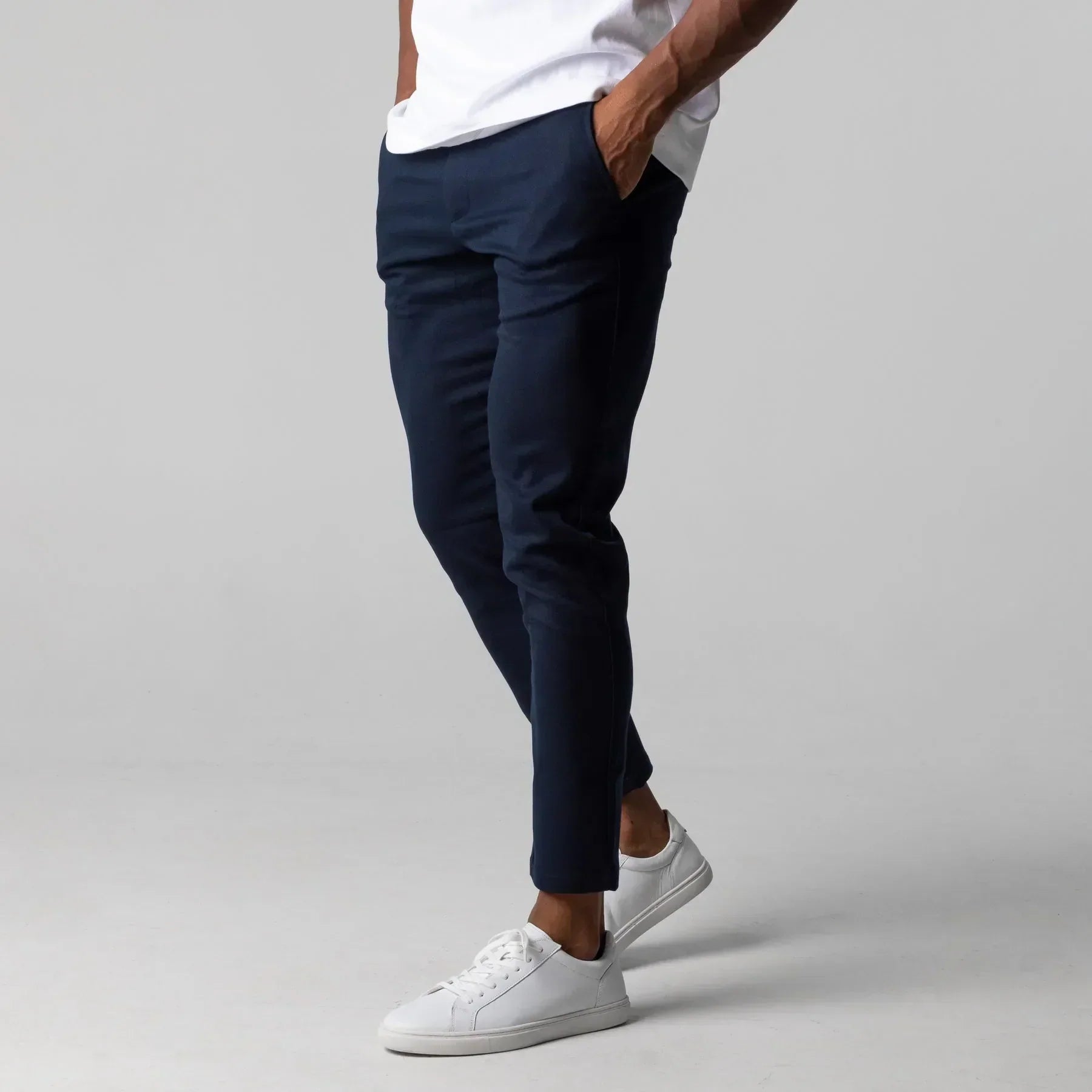 Herren-Chinos | Elastische Taille | Stretch | Skinny-Chinos | Herrenhosen-Chaps Herrenmode
