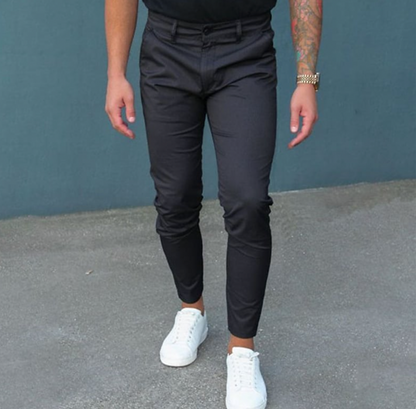 Herren Chinos Dehnbar Slim Fit Hose - BerlinGlamour
