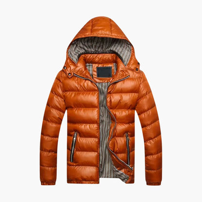 Herren-Daunenjacke mit Glanzeffekt 3