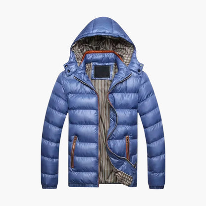 Herren-Daunenjacke mit Glanzeffekt 4