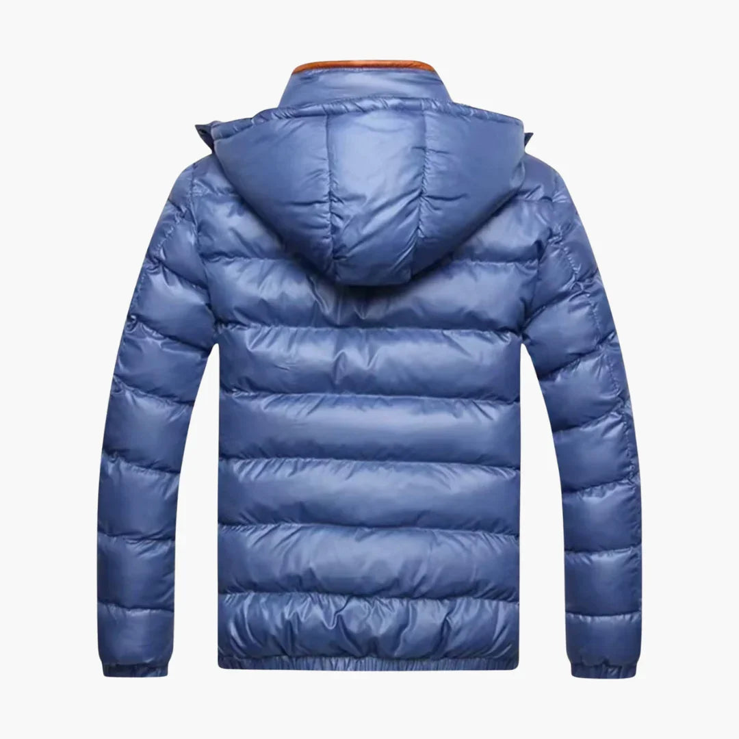 Herren-Daunenjacke mit Glanzeffekt 5