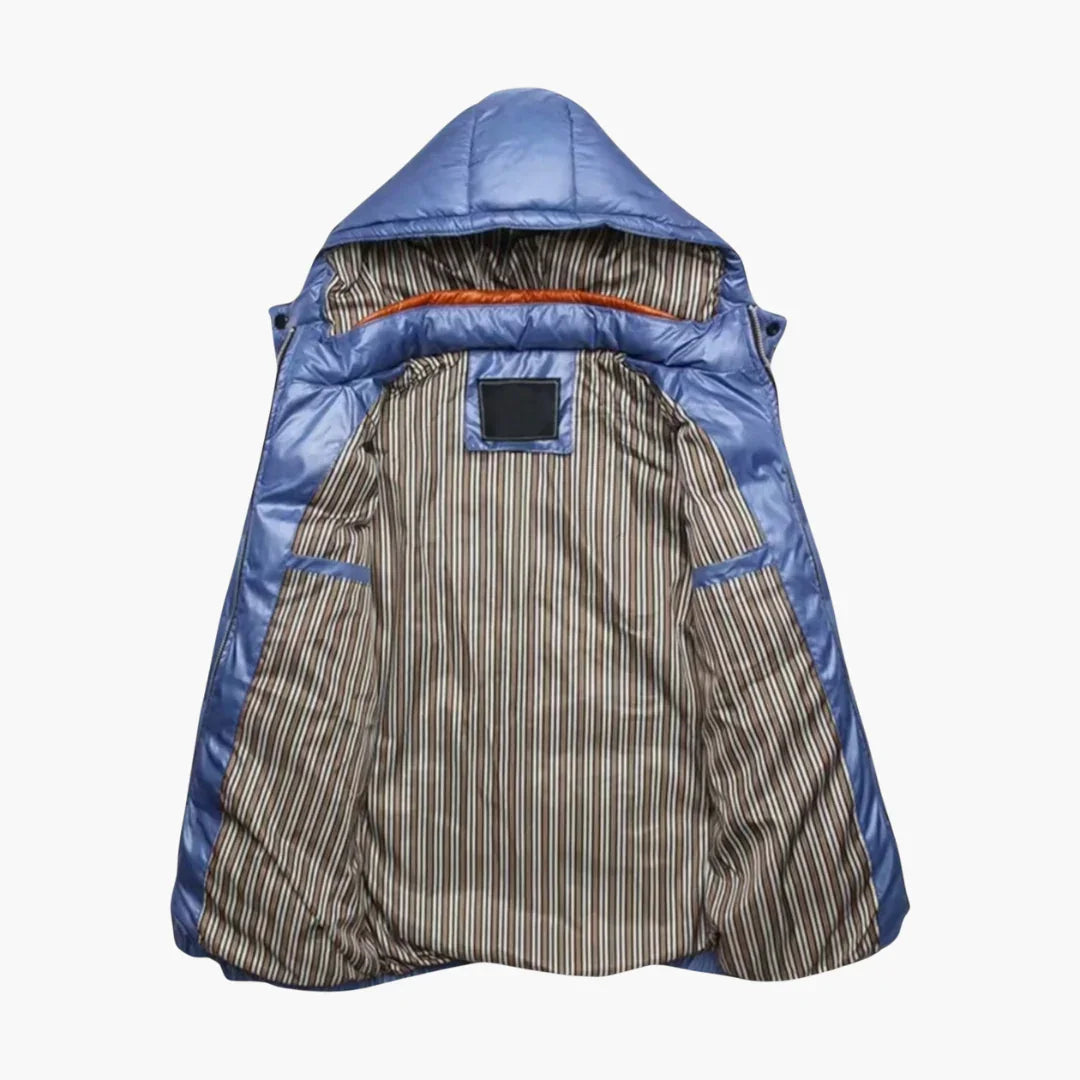 Herren-Daunenjacke mit Glanzeffekt 6