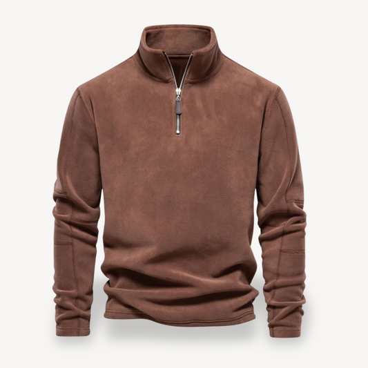 Herren-Fleece-Sweatshirt mit Reißverschluss | Loravelle 0