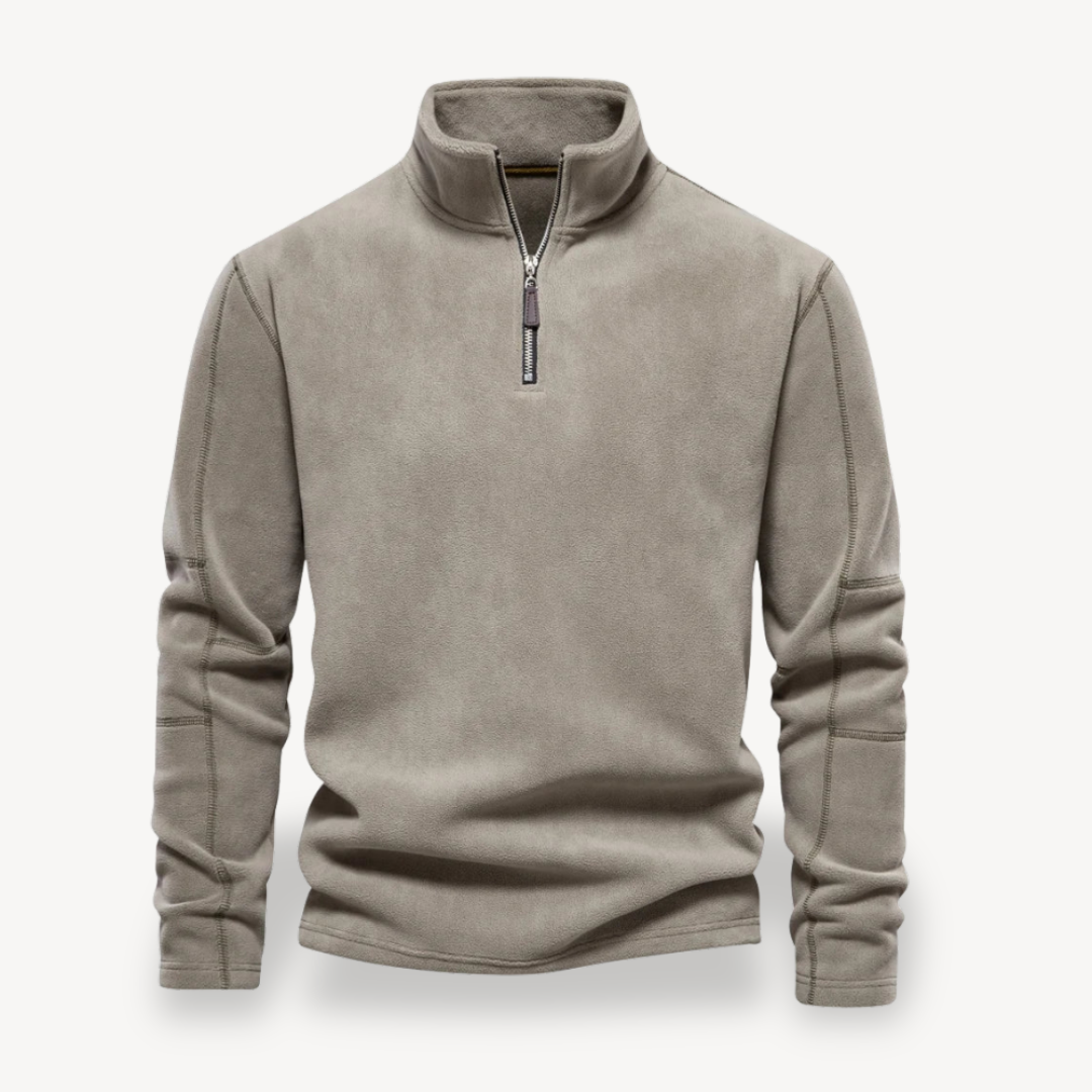 Herren-Fleece-Sweatshirt mit Reißverschluss | Loravelle 1