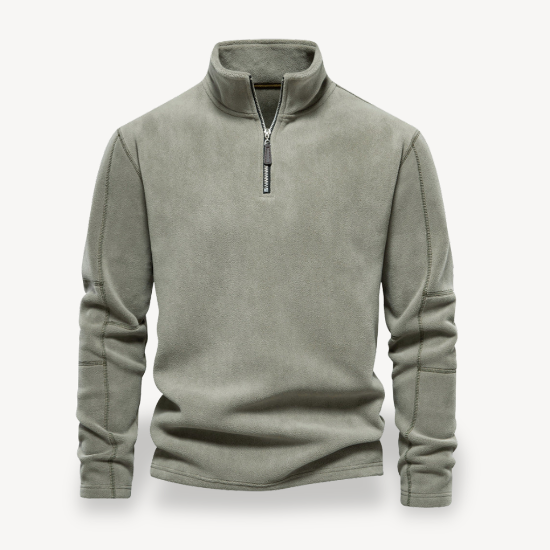 Herren-Fleece-Sweatshirt mit Reißverschluss | Loravelle 2