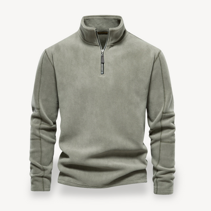 Herren-Fleece-Sweatshirt mit Reißverschluss | Loravelle 2
