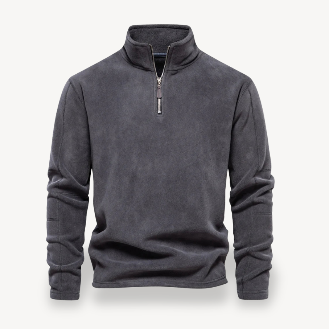 Herren-Fleece-Sweatshirt mit Reißverschluss | Loravelle 3
