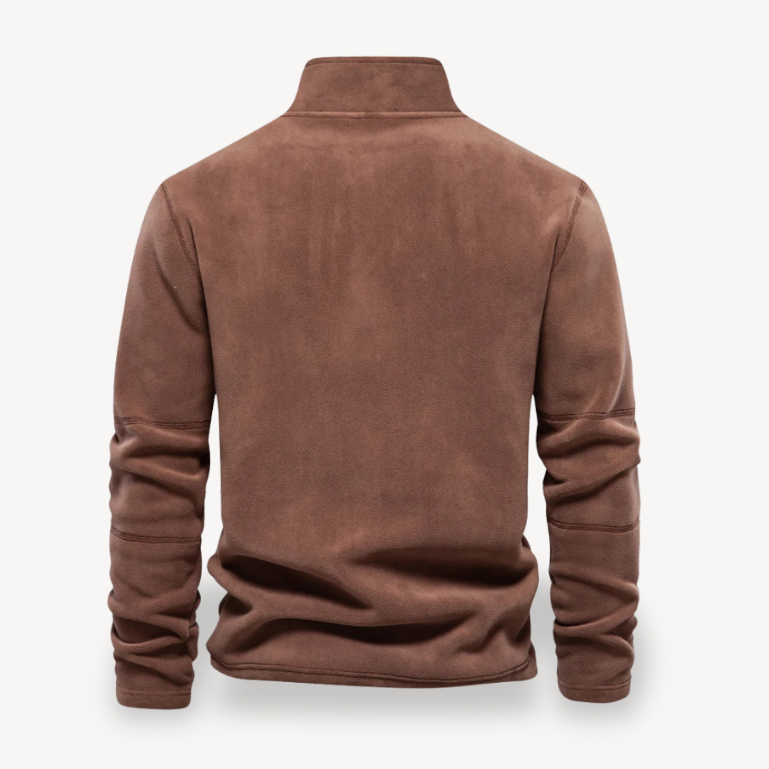 Herren-Fleece-Sweatshirt mit Reißverschluss | Loravelle 4