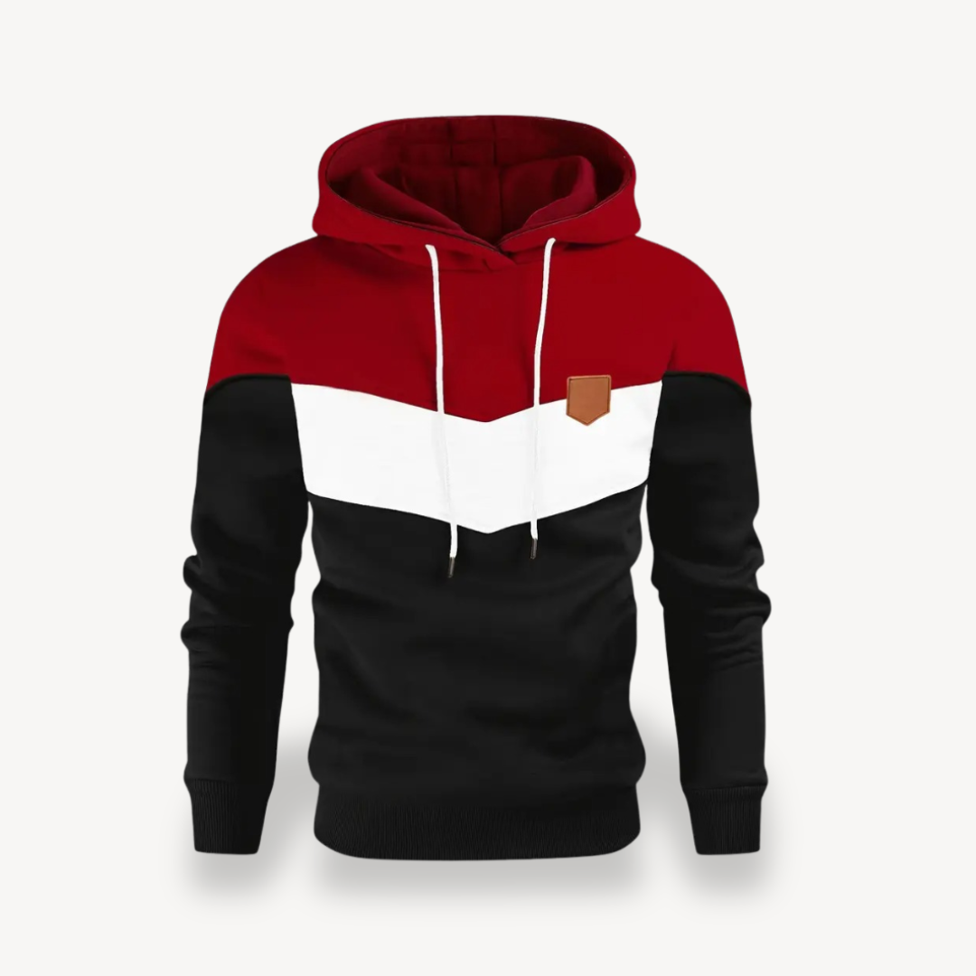 Herren-Hoodie mit Farbblock | Loravelle 0