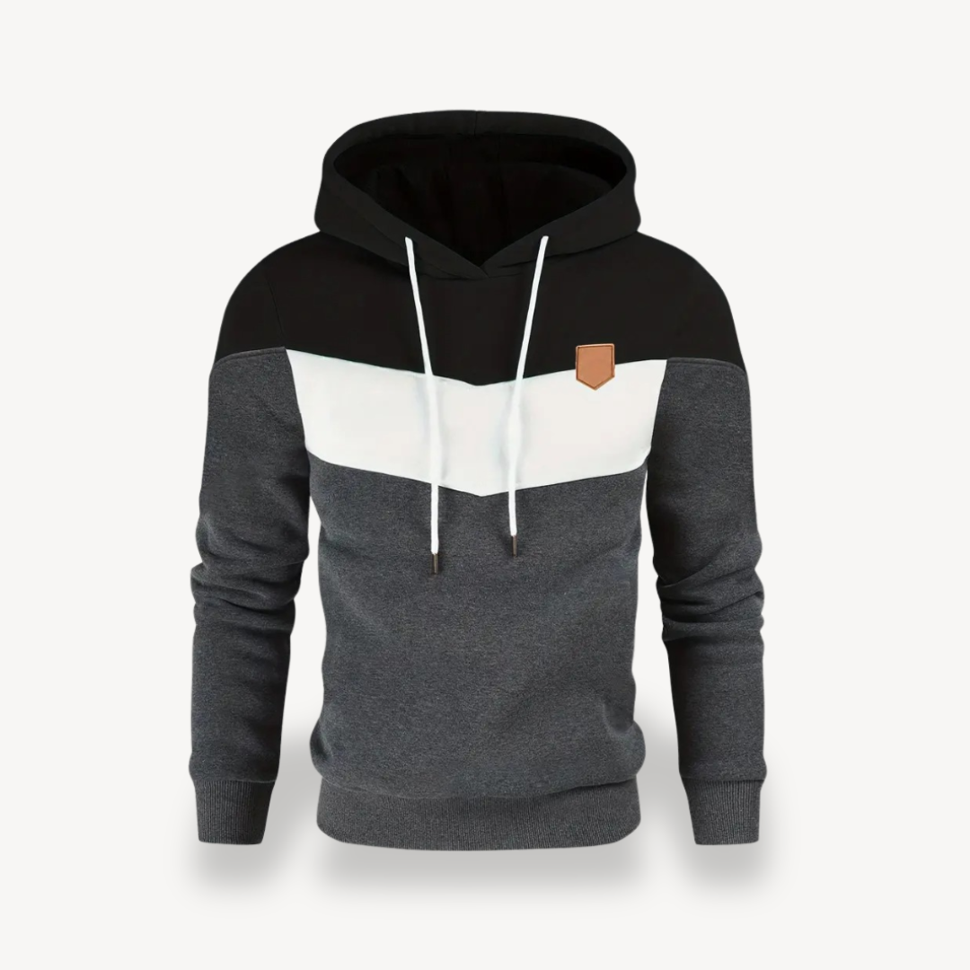 Herren-Hoodie mit Farbblock | Loravelle 2