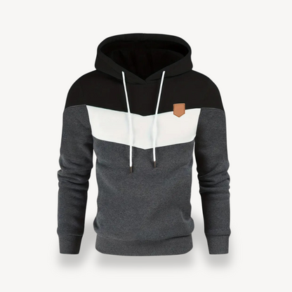 Herren-Hoodie mit Farbblock | Loravelle 2