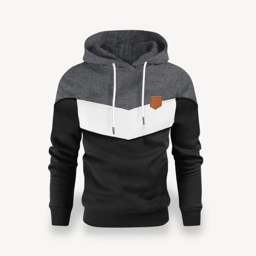 Herren-Hoodie mit Farbblock | Loravelle 3