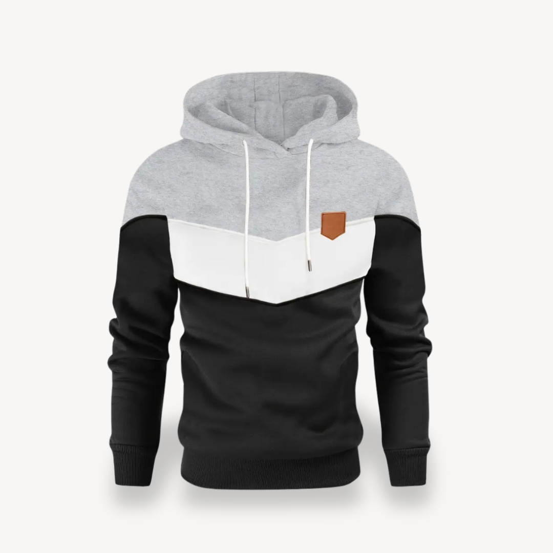 Herren-Hoodie mit Farbblock | Loravelle 4
