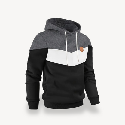 Herren-Hoodie mit Farbblock | Loravelle 5
