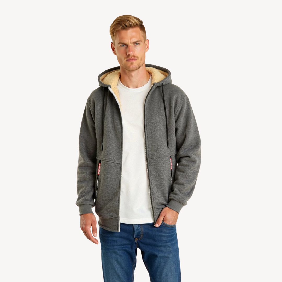 Herren-Hoodie mit Fleecefutter | Loravelle 2