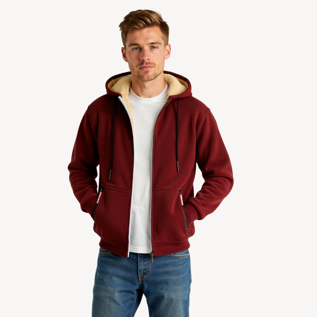 Herren-Hoodie mit Fleecefutter | Loravelle 3