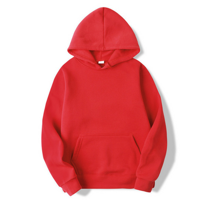 Herren-Kapuzenpullover – Gemütlich – mit Taschen – Pullover mit Kapuze – Herrenbekleidung-Rot-S-Chaps Herrenmode