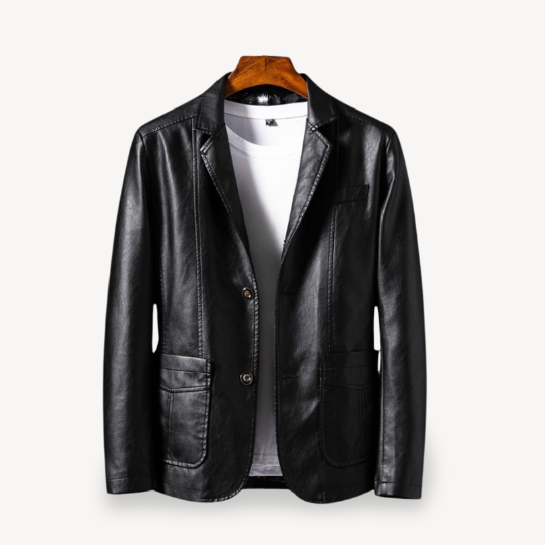 Herren-Lederblazerjacke | Loravelle 3