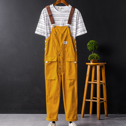 Herren Latzhosen Cargohose mit Taschen - BerlinGlamour