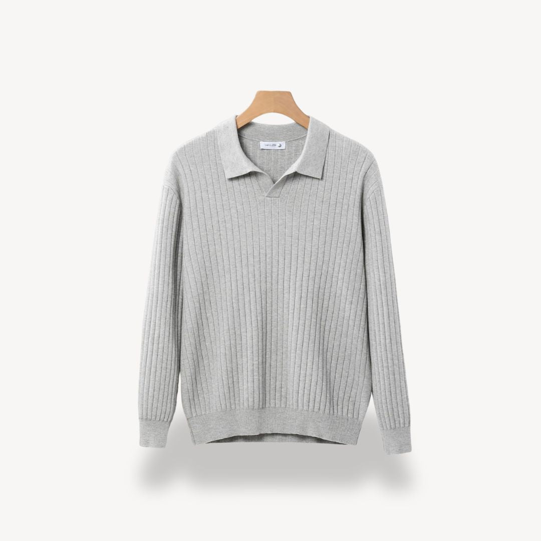Herren-Polopullover aus Rippstrick | Loravelle 4