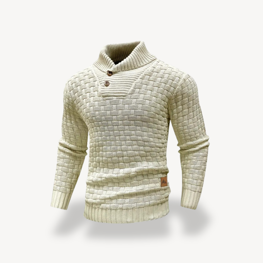 Herren-Polopullover mit Waffelstrick | Loravelle 7
