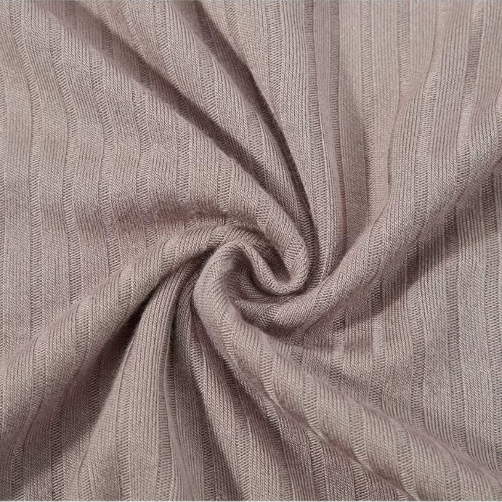 Herren-Poloshirt aus Baumwolle mit langen Ärmeln, Slim Fit, geripptes Oberteil mit V-Ausschnitt 2