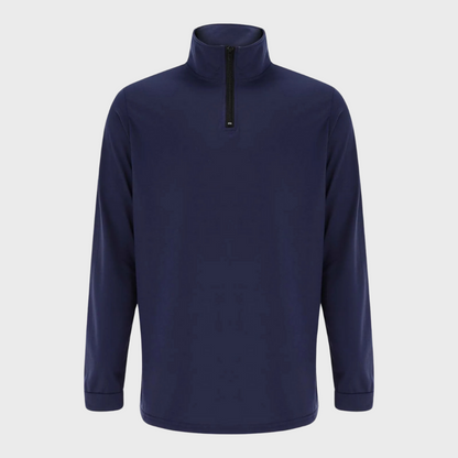 Herren-Pullover mit Viertelreißverschluss | Langarm | Pullover | Sweatshirt mit halbem Reißverschluss | Herren-Pullover mit Viertelreißverschluss-Chaps Herrenmode