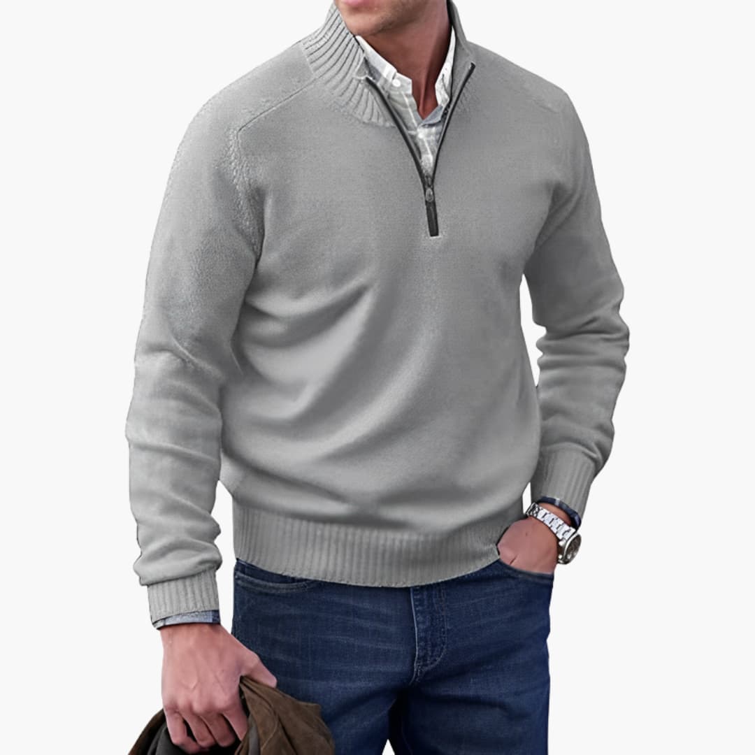Herren-Pullover mit Reißverschluss 1