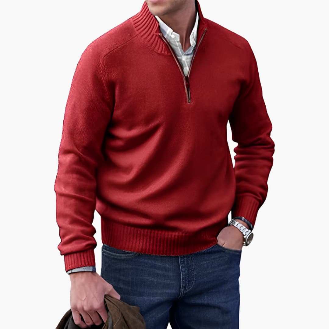 Herren-Pullover mit Reißverschluss 3