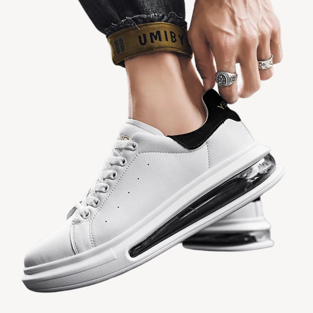 Herren-Sneakers mit Luftpolster aus Leder | Loravelle 1
