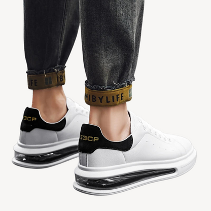 Herren-Sneakers mit Luftpolster aus Leder | Loravelle 2
