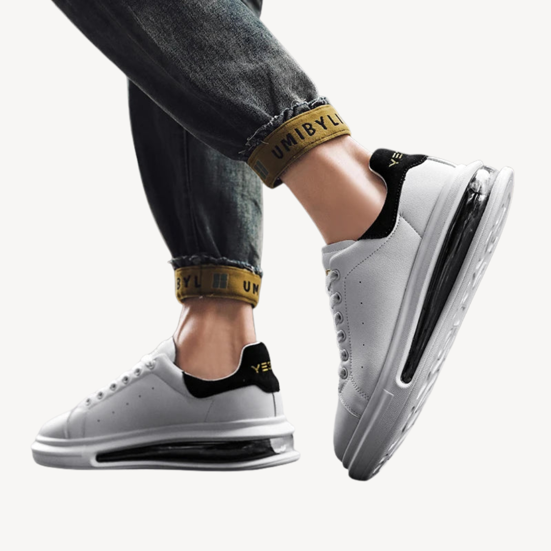 Herren-Sneakers mit Luftpolster aus Leder | Loravelle 3