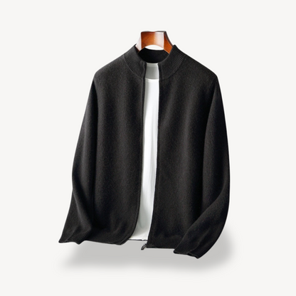 Herren-Strickjacke mit Reißverschluss 2