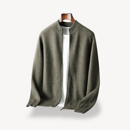 Herren-Strickjacke mit Reißverschluss 4