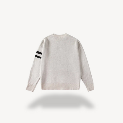 Herren-Strickpullover mit Graffiti-Print | Loravelle 2