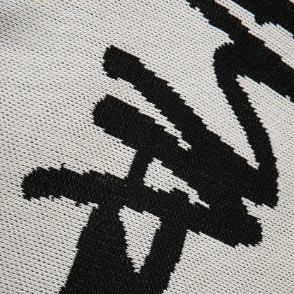 Herren-Strickpullover mit Graffiti-Print | Loravelle 3