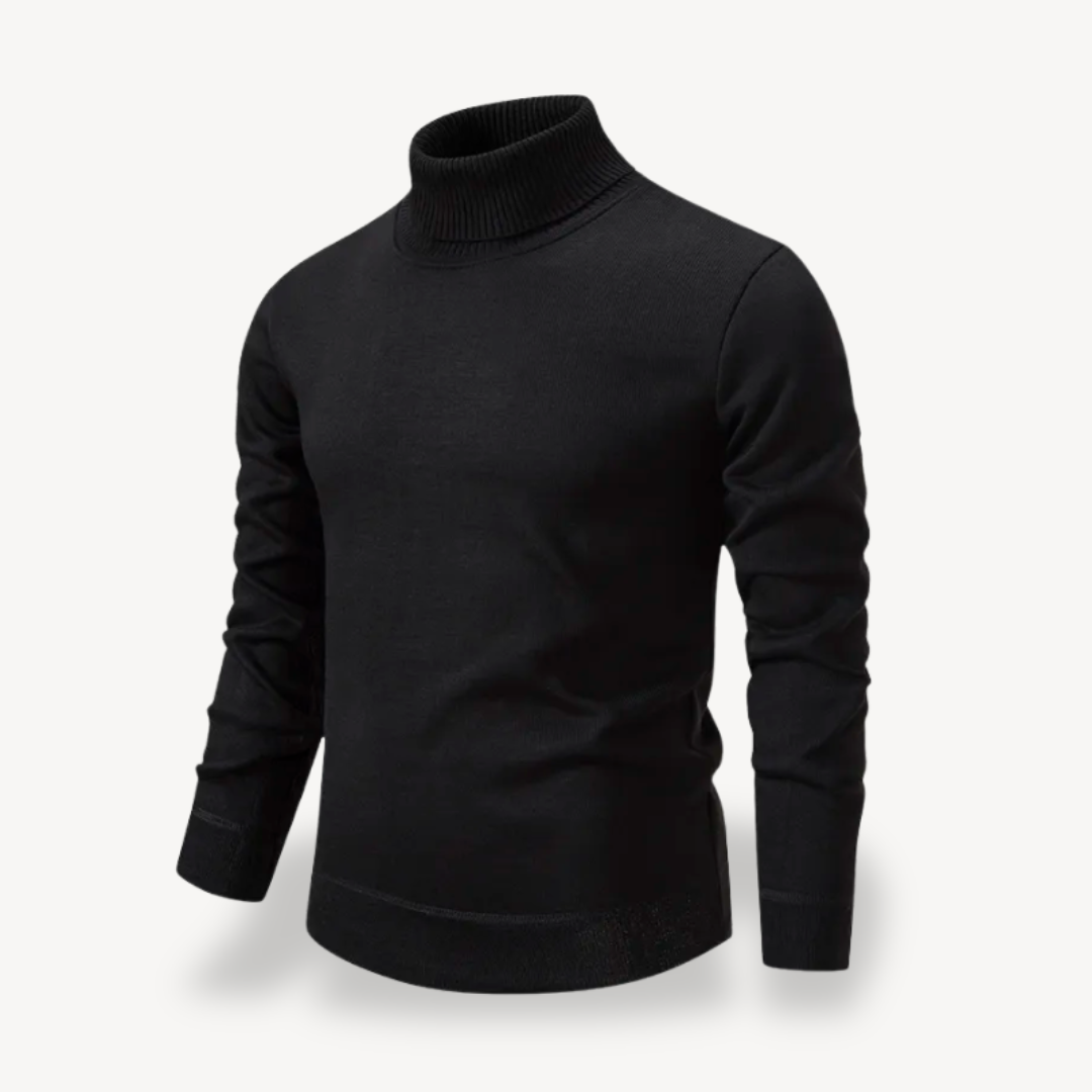 Herren-Strickpullover mit Rollkragen | Loravelle 0