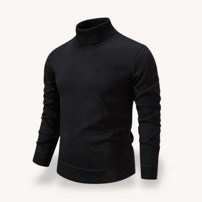 Herren-Strickpullover mit Rollkragen | Loravelle 0
