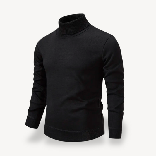 Herren-Strickpullover mit Rollkragen | Loravelle 0