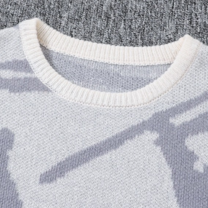 Herren-Strickpullover mit abstraktem Muster | Loravelle 3