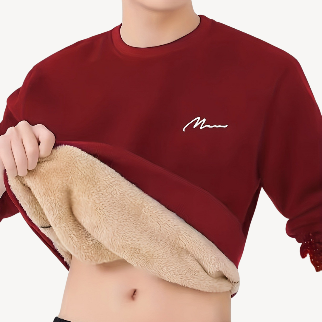 Herren-Sweatshirt mit Fleecefutter | Loravelle 0