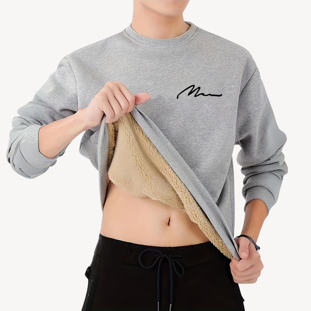 Herren-Sweatshirt mit Fleecefutter | Loravelle 1
