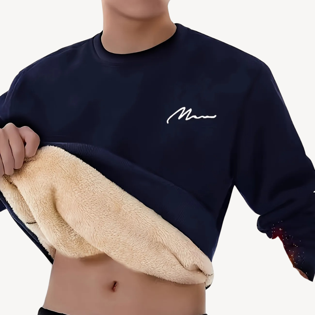 Herren-Sweatshirt mit Fleecefutter | Loravelle 3