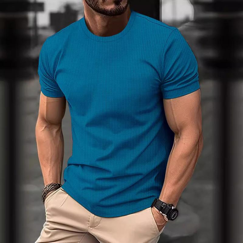 Herren T-Shirt Kurzarm Rundhals Baumwolle Regular Fit - BerlinGlamour